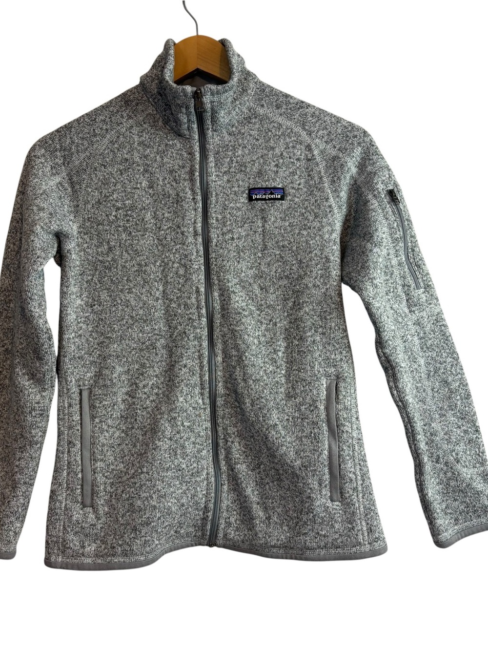 Patagonia Women's Better Sweater Jacket Birch White Size S.